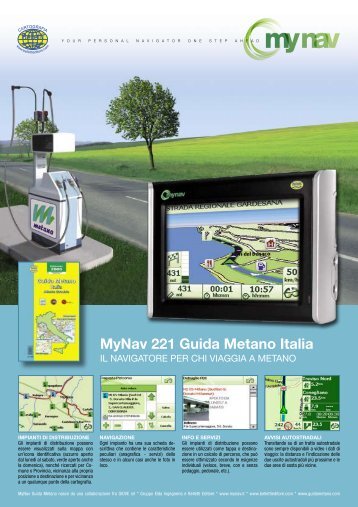 MyNav 221 Guida Metano Italia - Cartageo