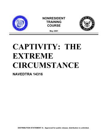 Captivity: The Extreme Circumstance - Historic Naval Ships ...