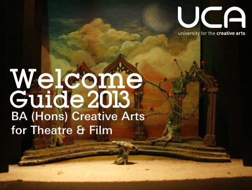 Guide: BA (Hons) Creative Arts for Theatre & Film - UCA Community ...
