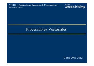 Procesadores Vectoriales