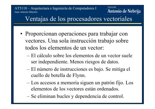 Procesadores Vectoriales