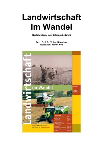 Landwirtschaft im Wandel