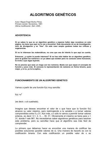 Ejemplo de algoritmos genÃ©ticos visto en clase