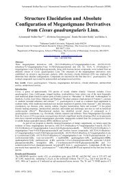 Structure Elucidation and Absolute Configuration of Megastigmane ...