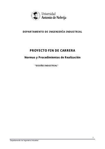 PROYECTO FIN DE CARRERA