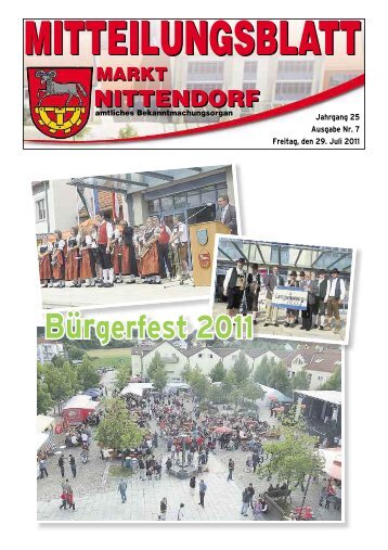 bürgerfest 2011 - Markt Nittendorf