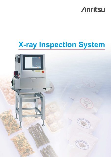 X-ray Inspection System - Anritsu Industrial Solutions Co., Ltd.