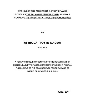 AJIBOLA, TOYIN DAUDA - University of Ilorin