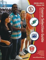 Course Selection Guide - Killeen Independent School District