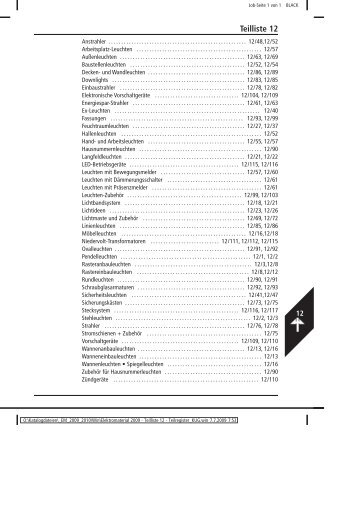 Elektromaterial 2009 - Teilliste 12 - Teilregister_KUG.win