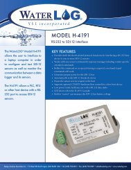 H-4191 Brochure - WaterLOG