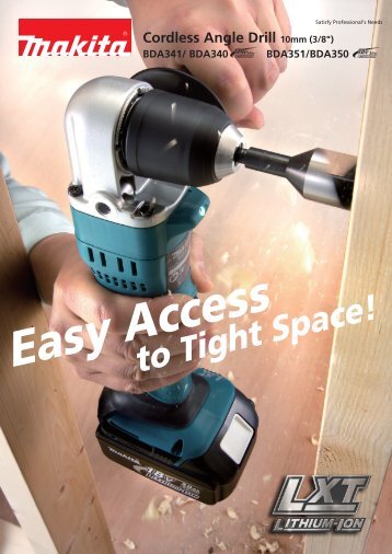 to Tight Space! - Makita