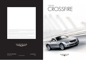 CatÃ¡logo del Chrysler Crossfire - enCooche.com