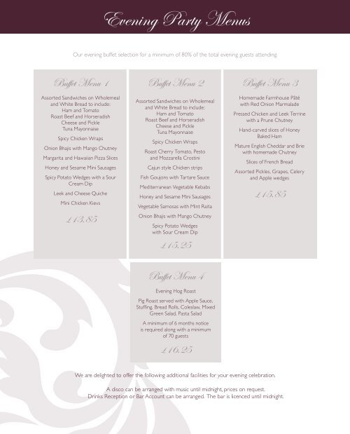 wedding brochure - Best Western Wroxton House Hotel