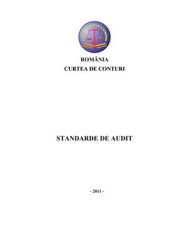 STANDARDE DE AUDIT - 2011.pdf - Curtea de Conturi