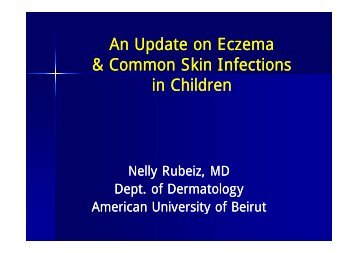 Common Skin Lesions in Infants