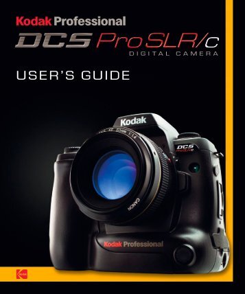 KODAK PROFESSIONAL DCS Pro SLR/c Digital ... - Sensor Cleaning
