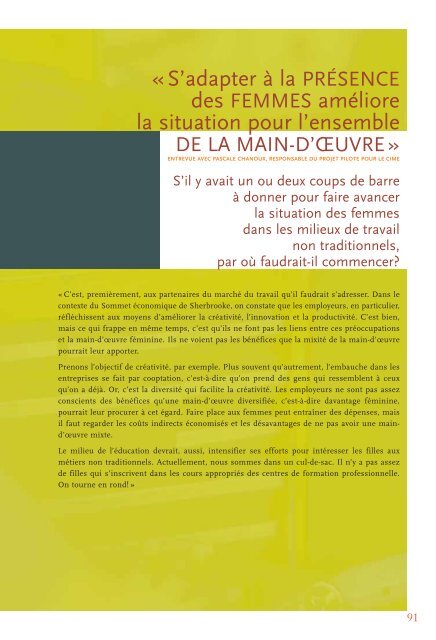 Femmes de mÃ©tier - Portail de l'Ordre des conseillers en ressources ...