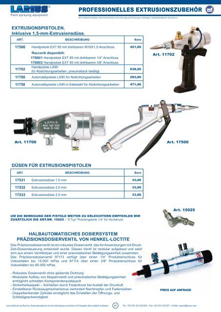 Industrie - Handwerk - Larius