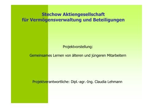 Stechow AG
