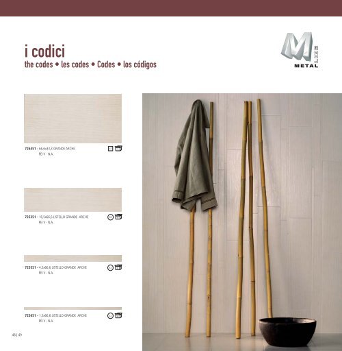 Metal Line Porcelain Tiles - Online Catalogue - Iris Ceramica