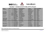 2013_Spielplanadressen.pdf - SG Ruswil/Wolhusen