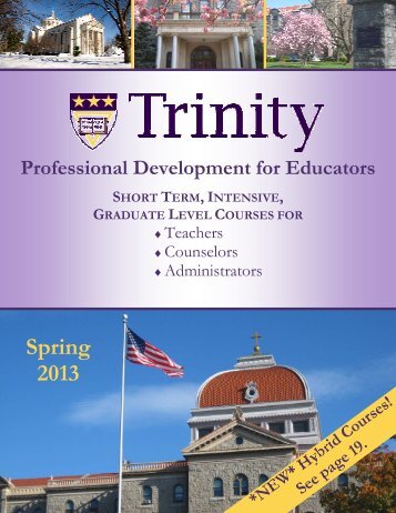 Current Schedule - Trinity Washington University