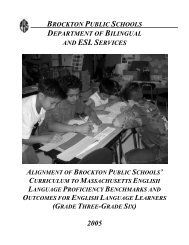 Grades 3-6 English Language Development Curriculum