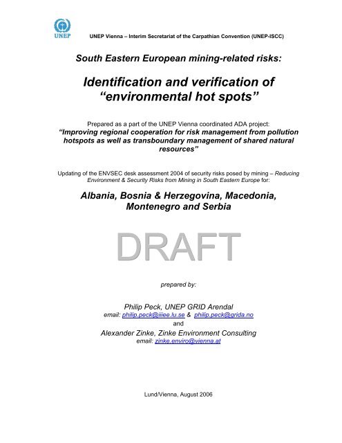 Identification and verification of environmental hot spots.pdf - EnvSec