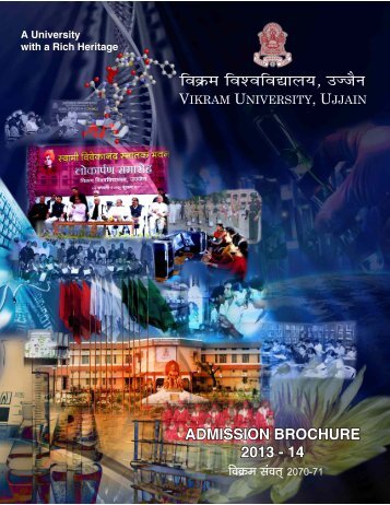 admission brochure - Vikram University