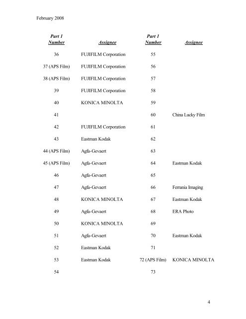 dx codes for 135-size film - International Imaging Industry Association