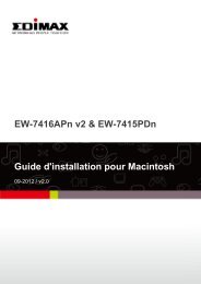 EW-7416APn v2 & EW-7415PDn Guide d'installation pour ... - Edimax