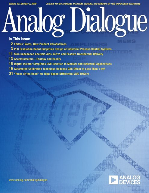 Analog Dialogue Volume 43, Number 2, 2009