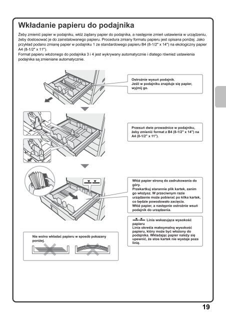 MX-2600N/3100N Operation-Manual Quick-Start-Guide PL - Sharp