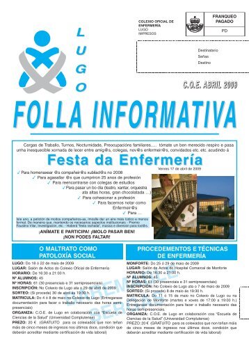 folla informativa mayo 02 - Colegio Oficial de EnfemerÃ­a de Lugo