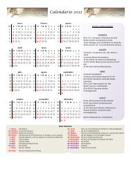 Calendario 2012