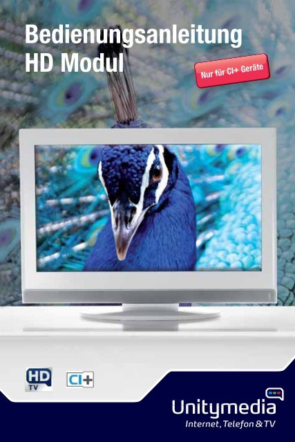 Ci+ Modul Oder Smartcard Wurde Nicht Gefunden Unitymedia Bedienungsanleitung HD Modul (CI+) (PDF) - Unitymedia