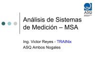 AnÃ¡lisis de Sistemas de MediciÃ³n â MSA - ASQ Nogales, MÃ©xico