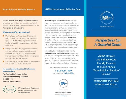 download the brochure - Visiting Nurse Service of New York