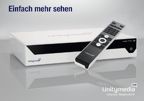 Handbuch HD Recorder - Unitymedia