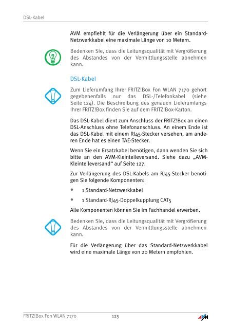 Handbuch FRITZ!Box Fon WLAN 7170 - Unitymedia