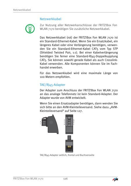 Handbuch FRITZ!Box Fon WLAN 7170 - Unitymedia