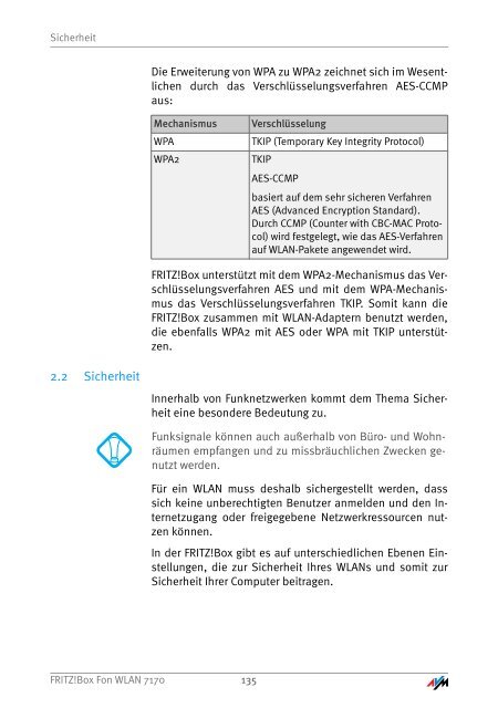 Handbuch FRITZ!Box Fon WLAN 7170 - Unitymedia