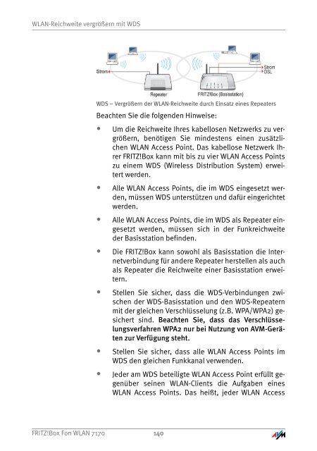 Handbuch FRITZ!Box Fon WLAN 7170 - Unitymedia