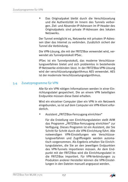 Handbuch FRITZ!Box Fon WLAN 7170 - Unitymedia