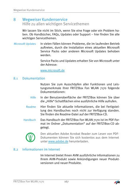 Handbuch FRITZ!Box Fon WLAN 7170 - Unitymedia