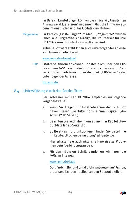 Handbuch FRITZ!Box Fon WLAN 7170 - Unitymedia