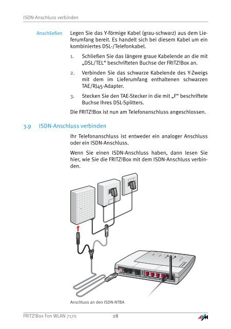 Handbuch FRITZ!Box Fon WLAN 7170 - Unitymedia