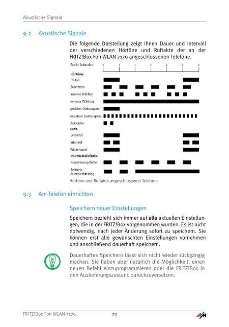 Handbuch FRITZ!Box Fon WLAN 7170 - Unitymedia