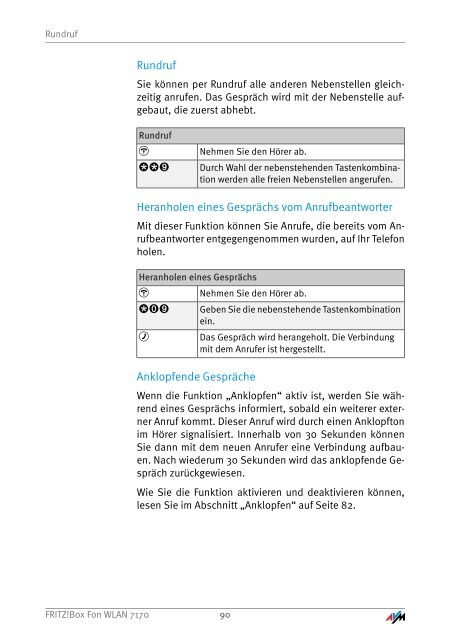 Handbuch FRITZ!Box Fon WLAN 7170 - Unitymedia